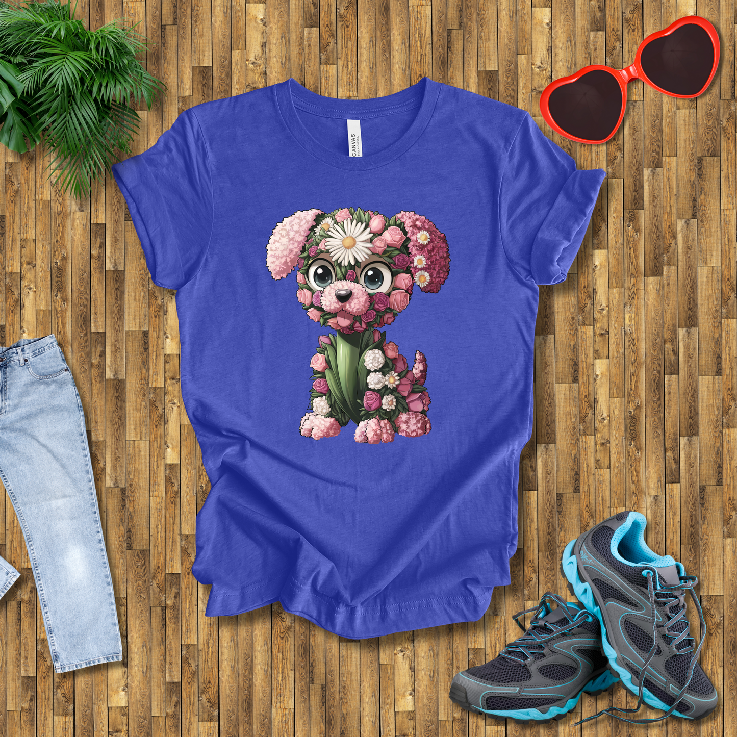 Flower puppy T-Shirt
