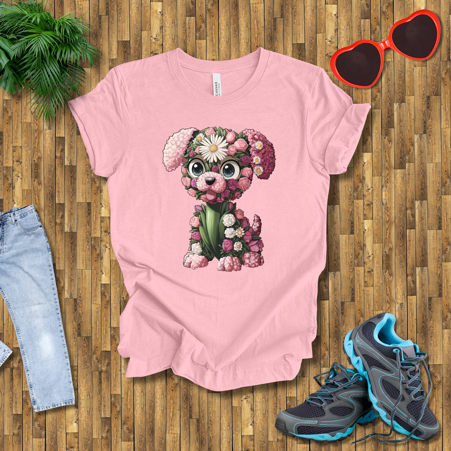Flower puppy T-Shirt