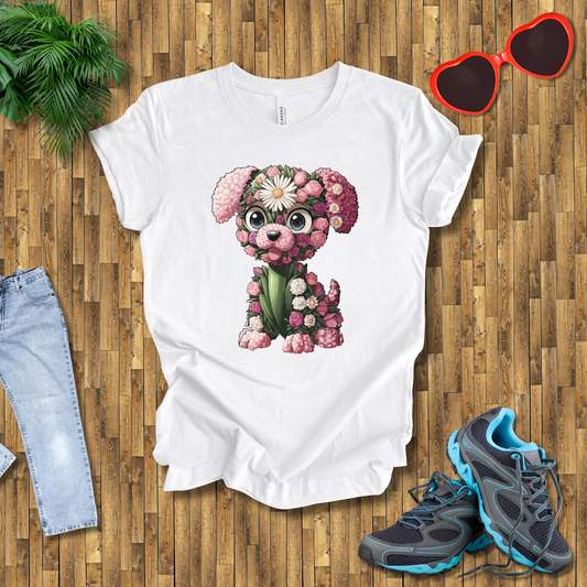 Flower puppy T-Shirt
