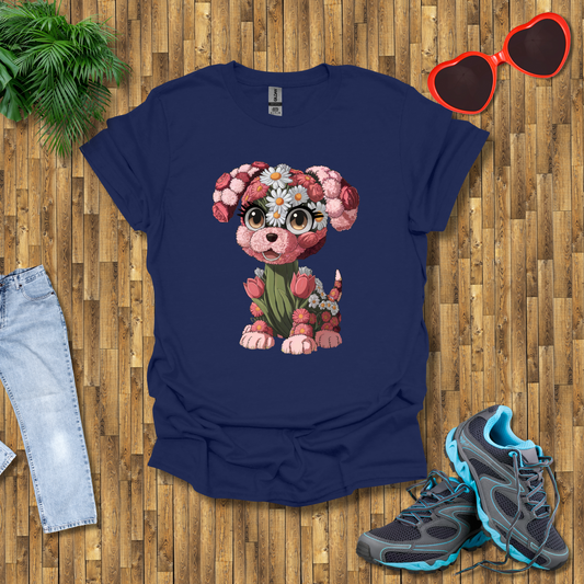 Flower Puppy T-Shirt