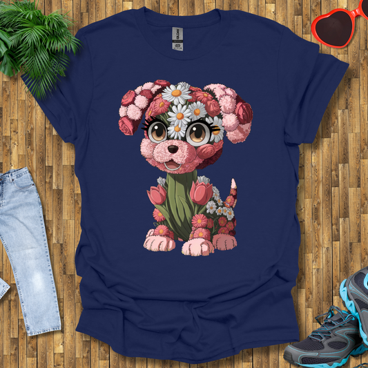 Flower Puppy T-Shirt