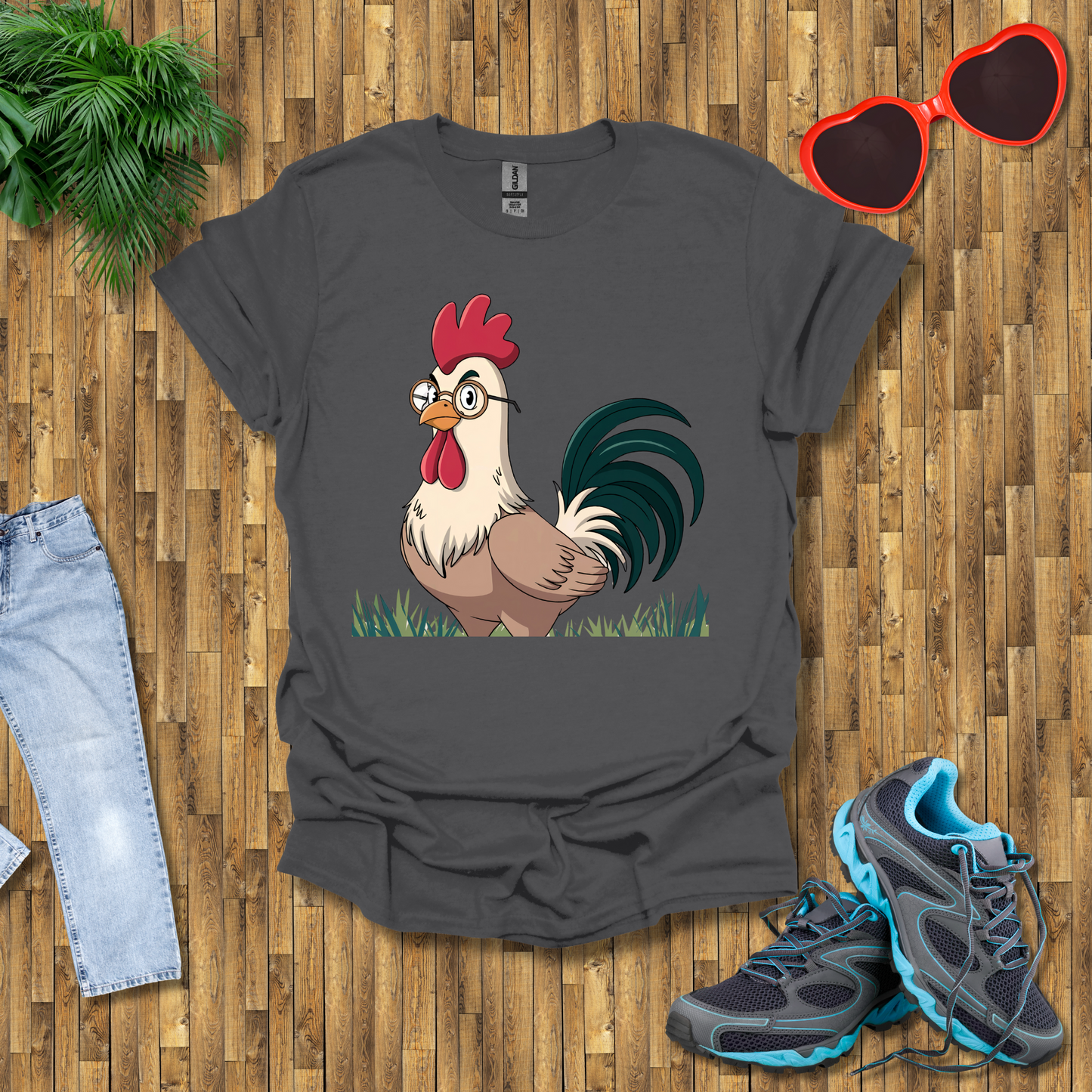 Rooster glasses T-Shirt