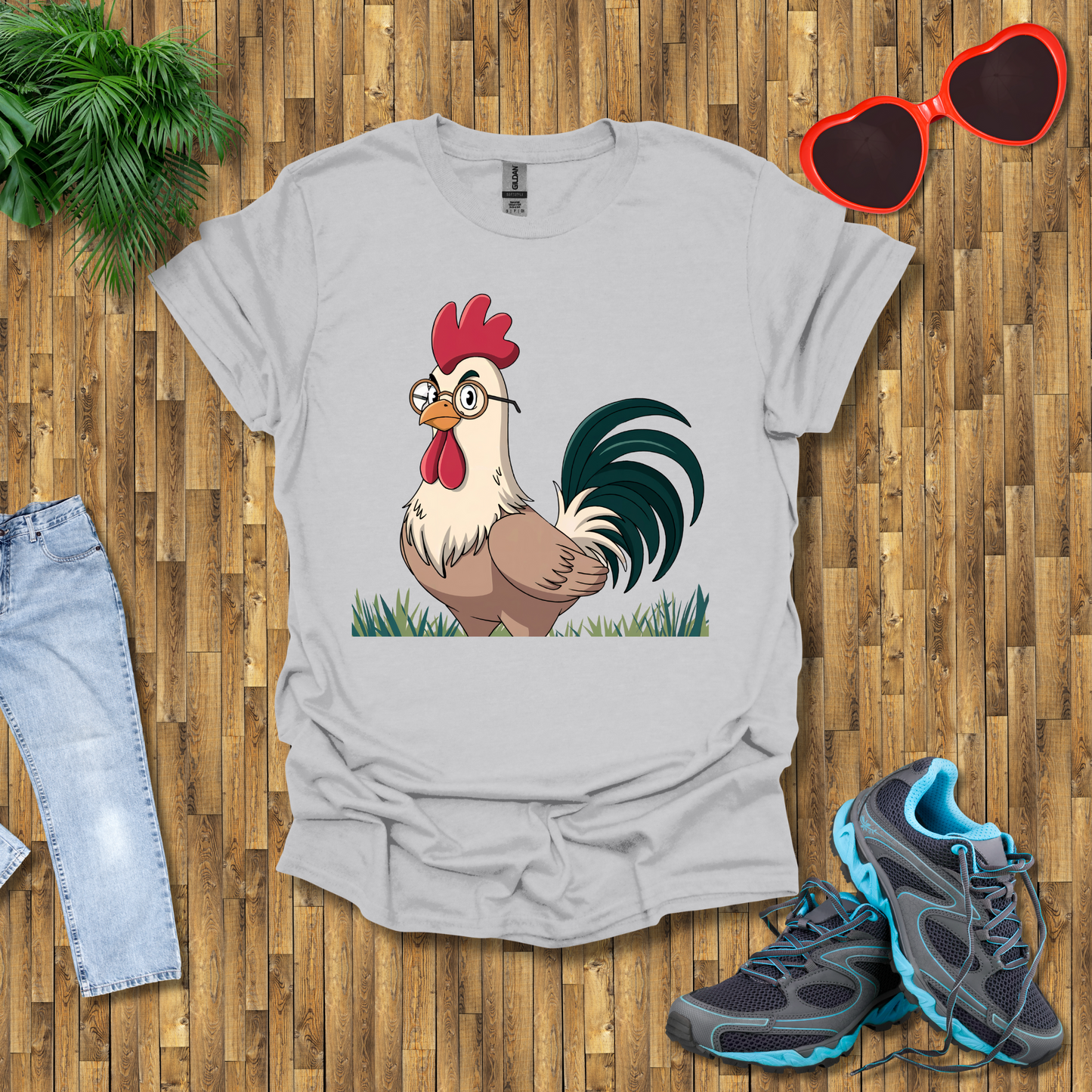 Rooster glasses T-Shirt