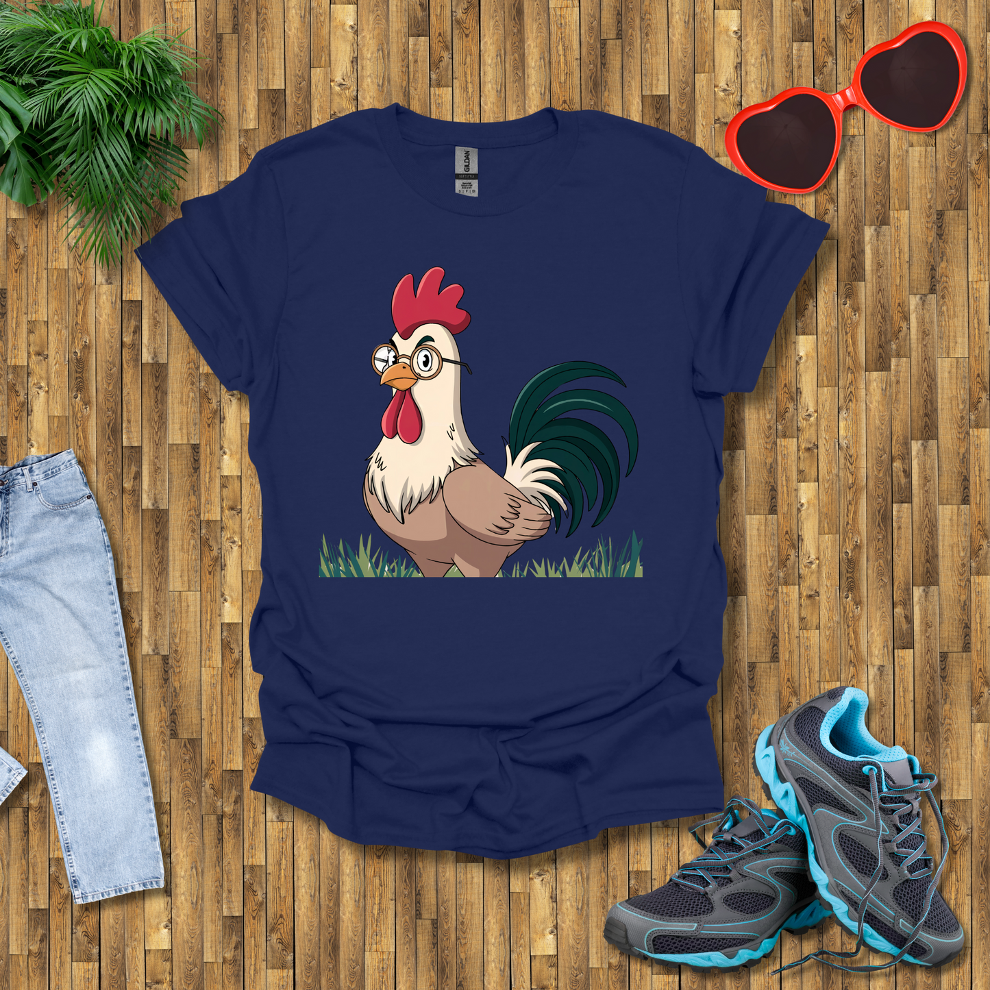 Rooster glasses T-Shirt