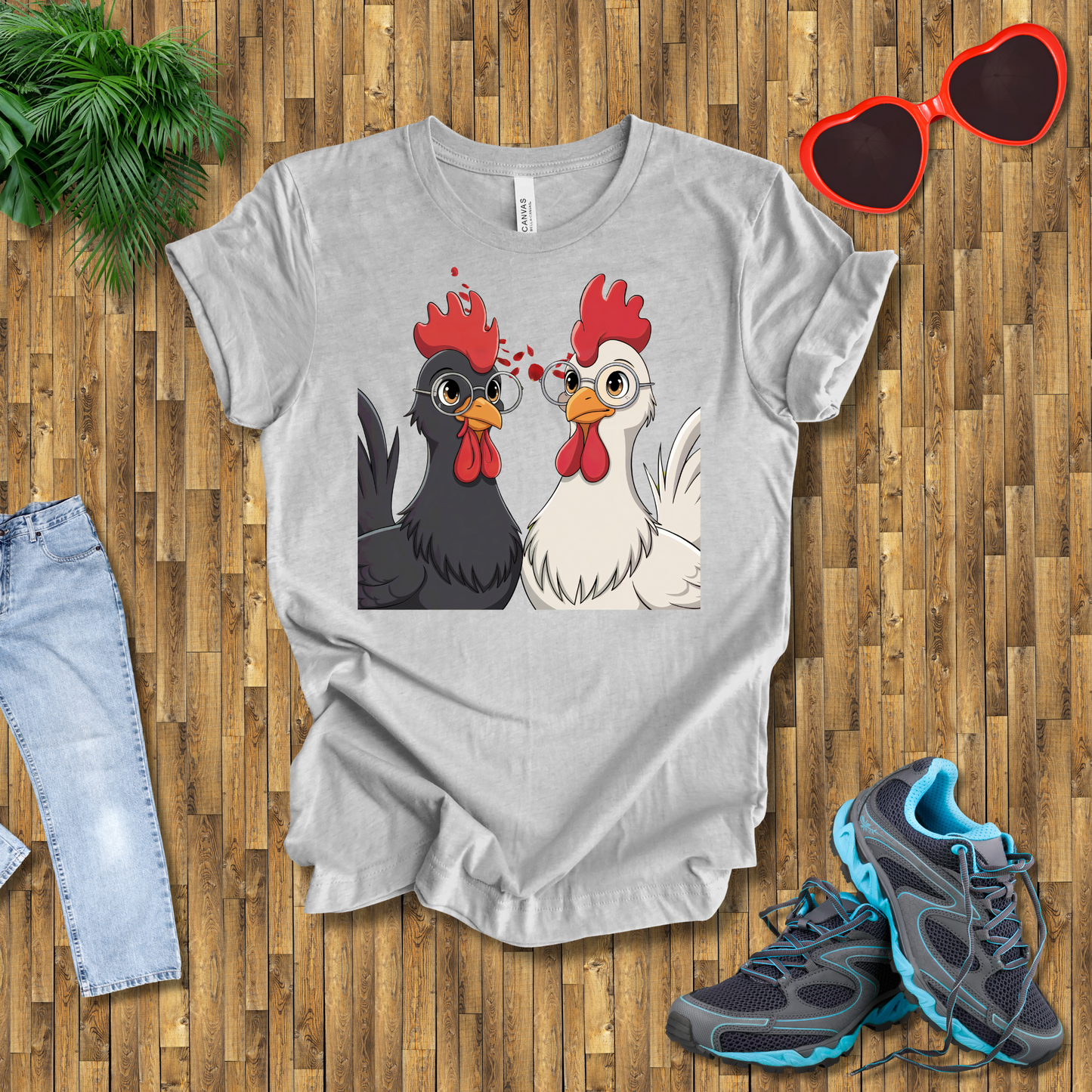 Rooster glasses T-Shirt