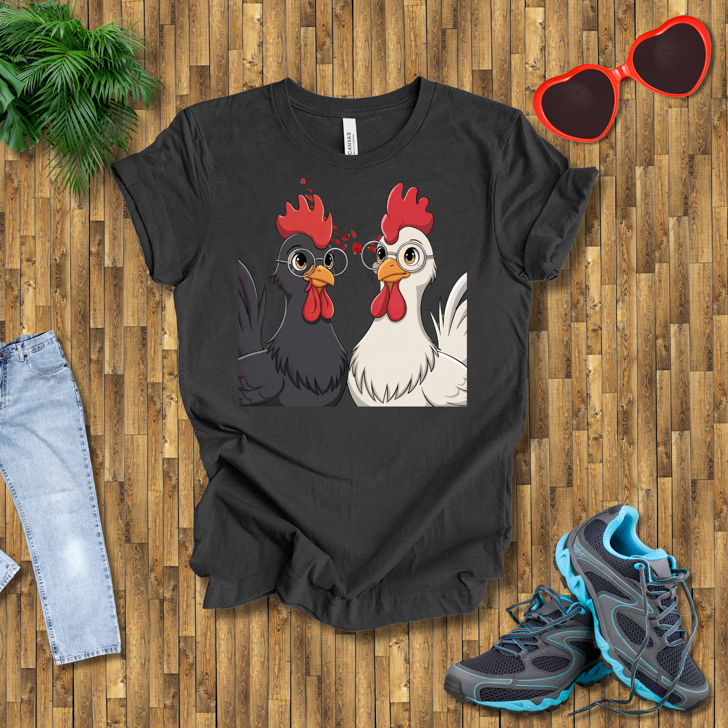 Rooster glasses T-Shirt