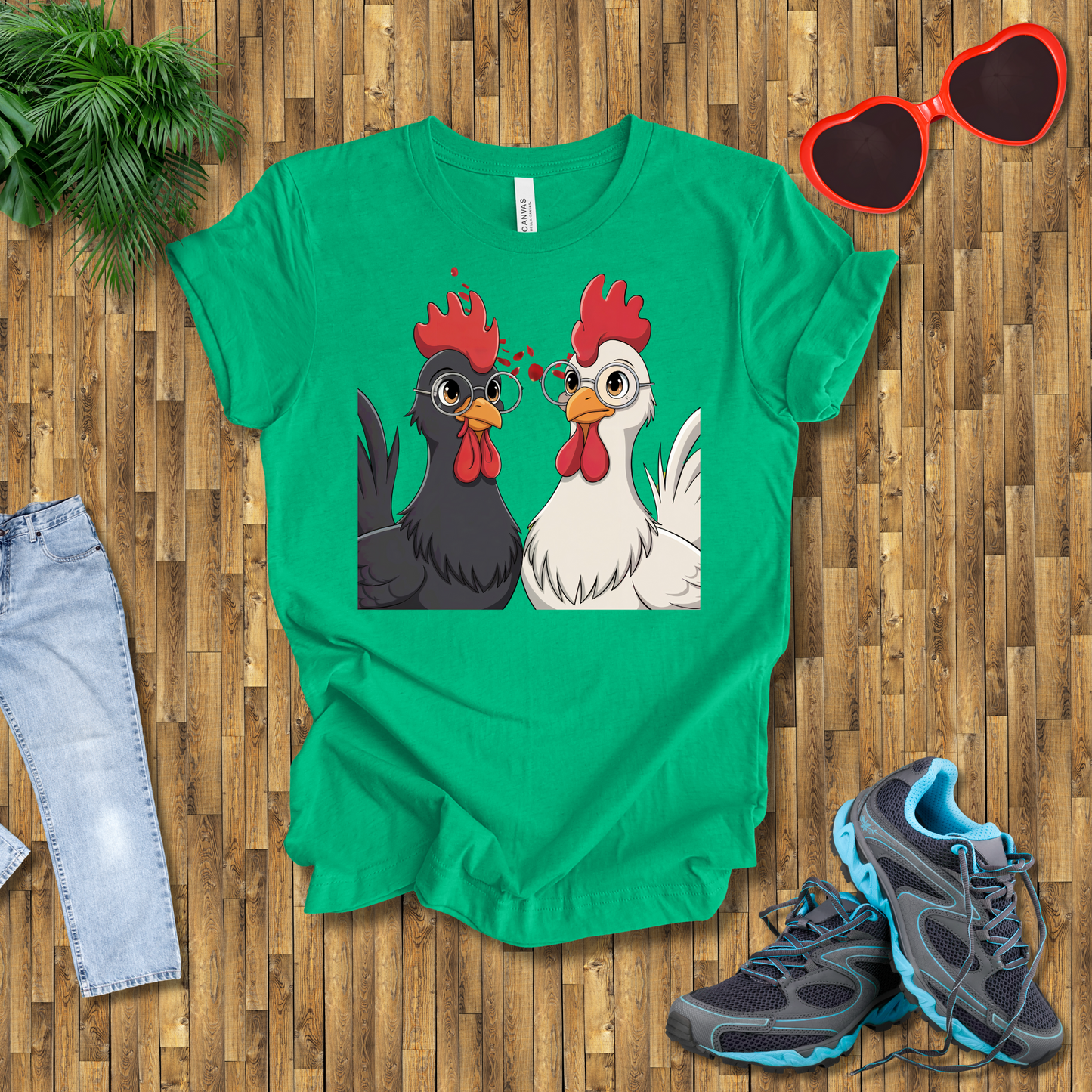 Rooster glasses T-Shirt