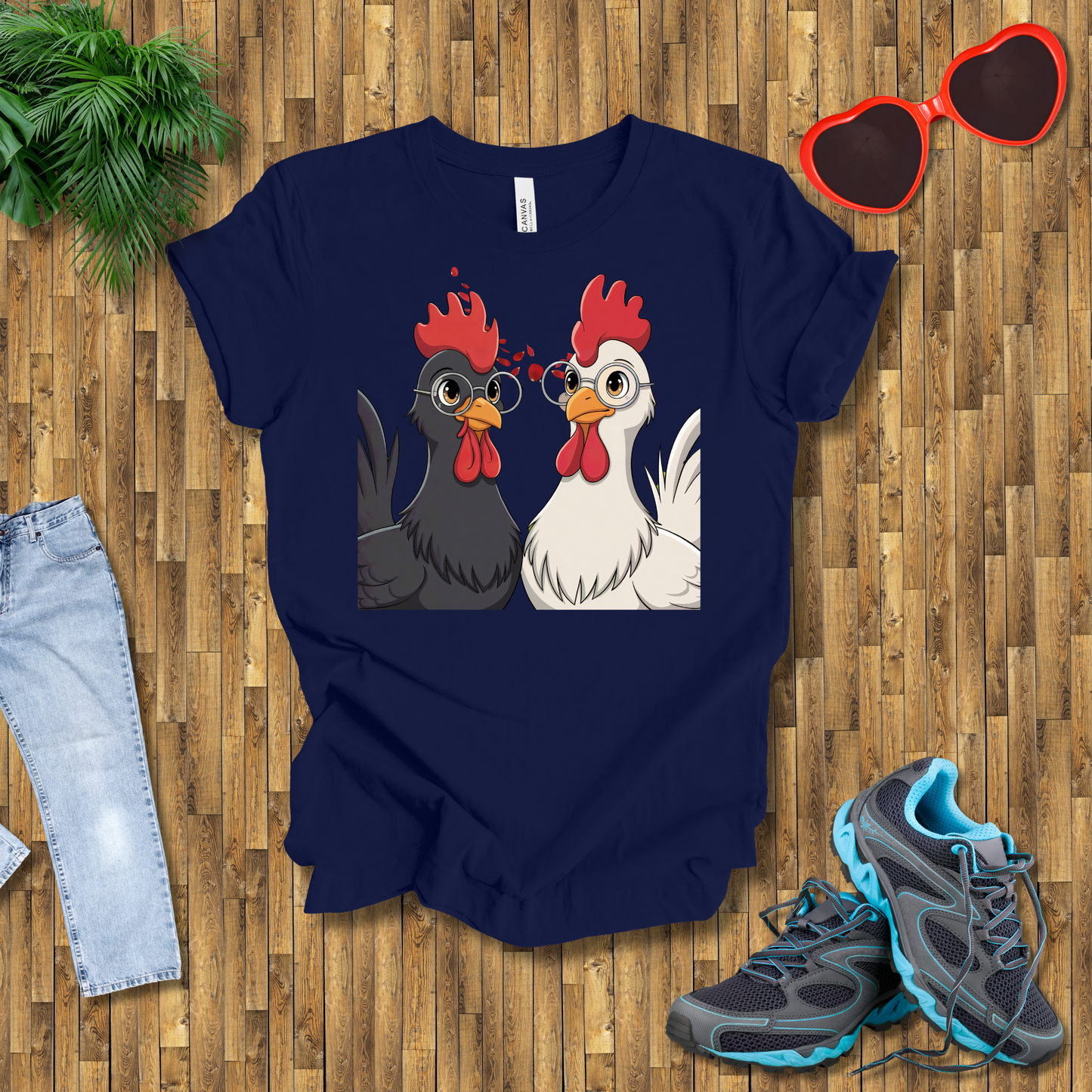 Rooster glasses T-Shirt