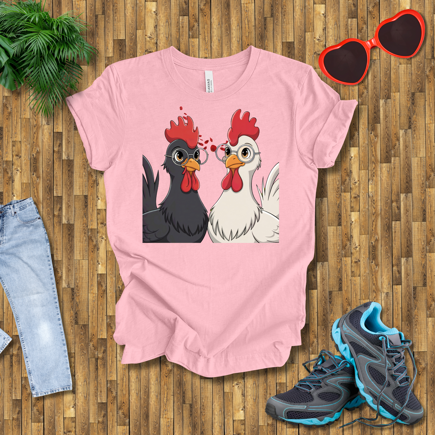 Rooster glasses T-Shirt