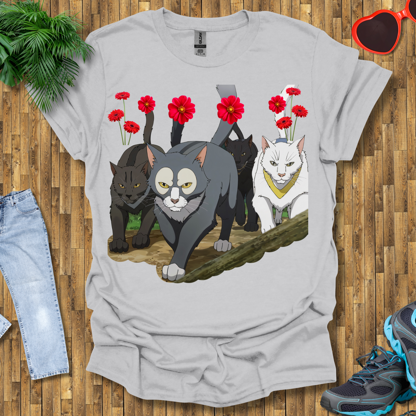 Cats hunting in the wild T-Shirt