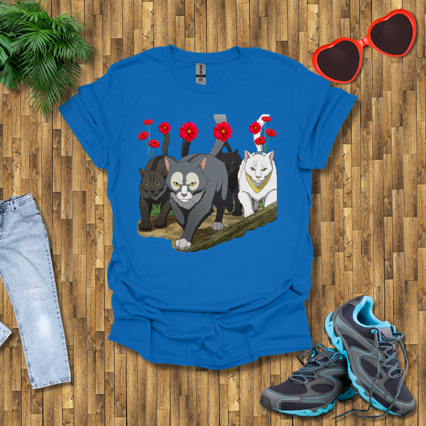 Cats hunting in the wild T-Shirt