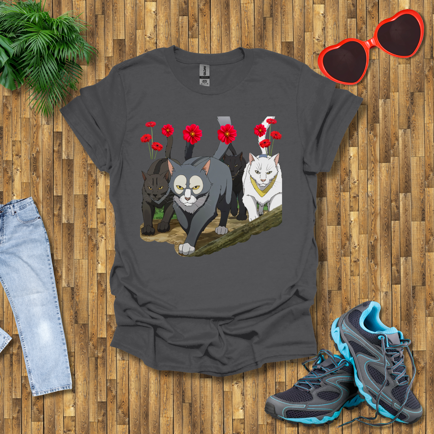 Cats hunting in the wild T-Shirt