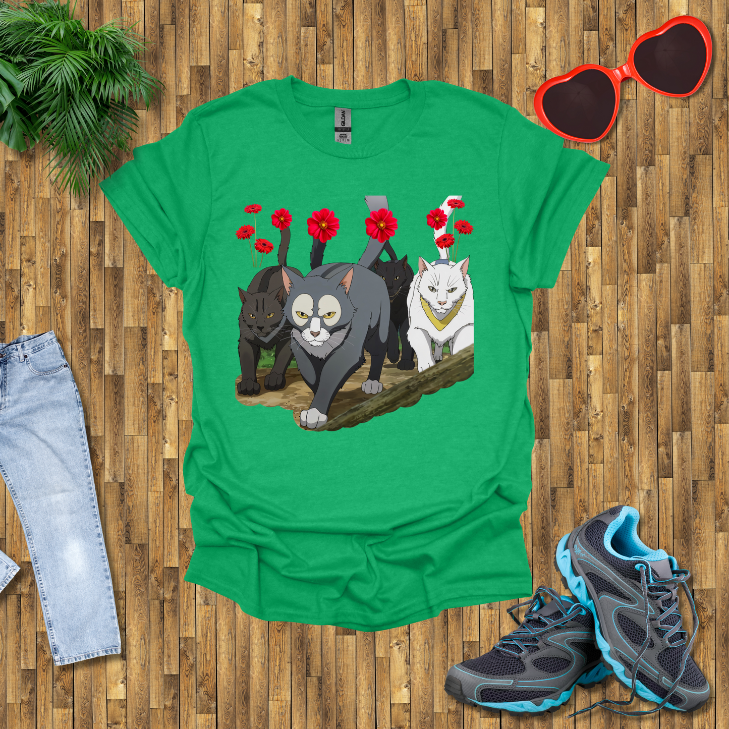 Cats hunting in the wild T-Shirt