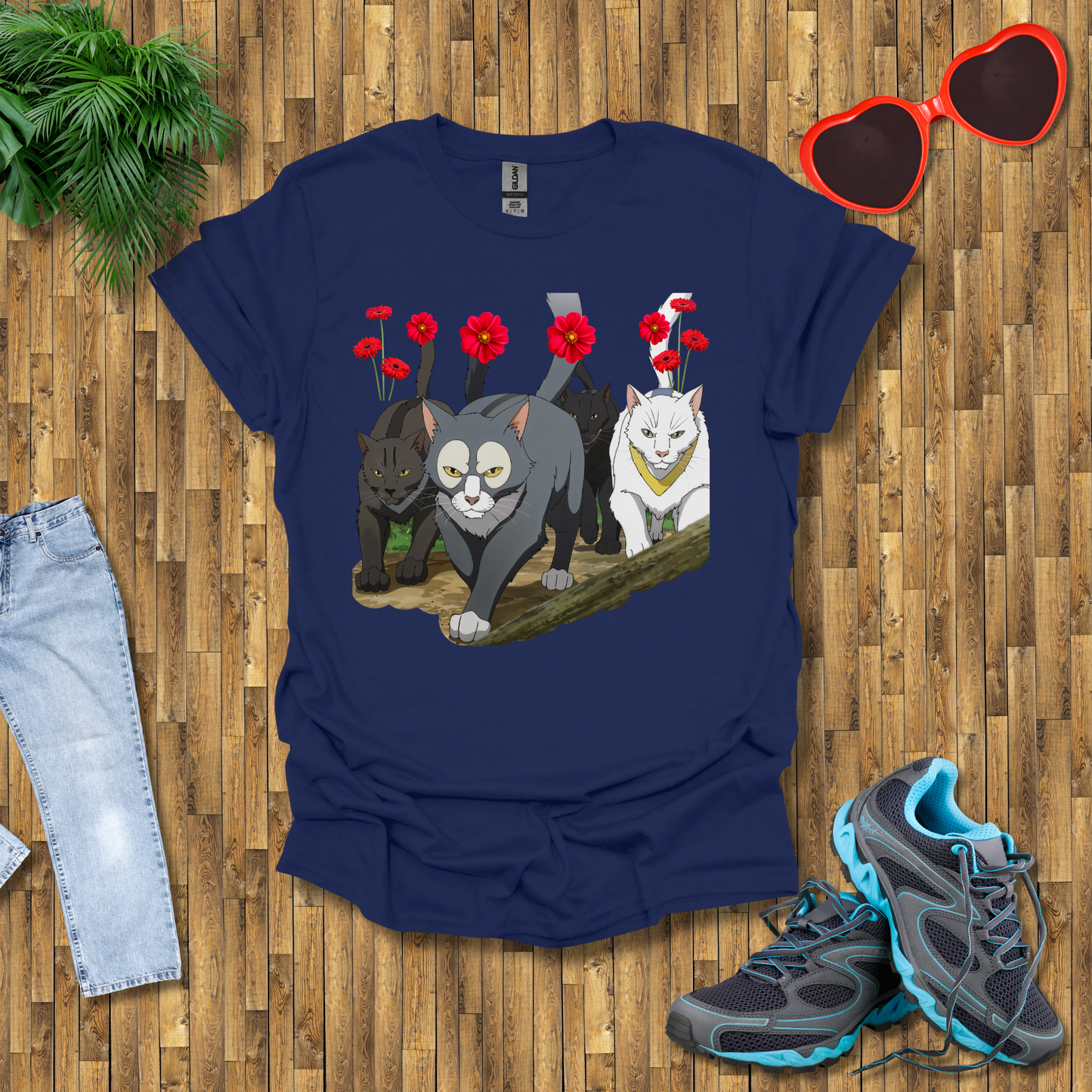 Cats hunting in the wild T-Shirt