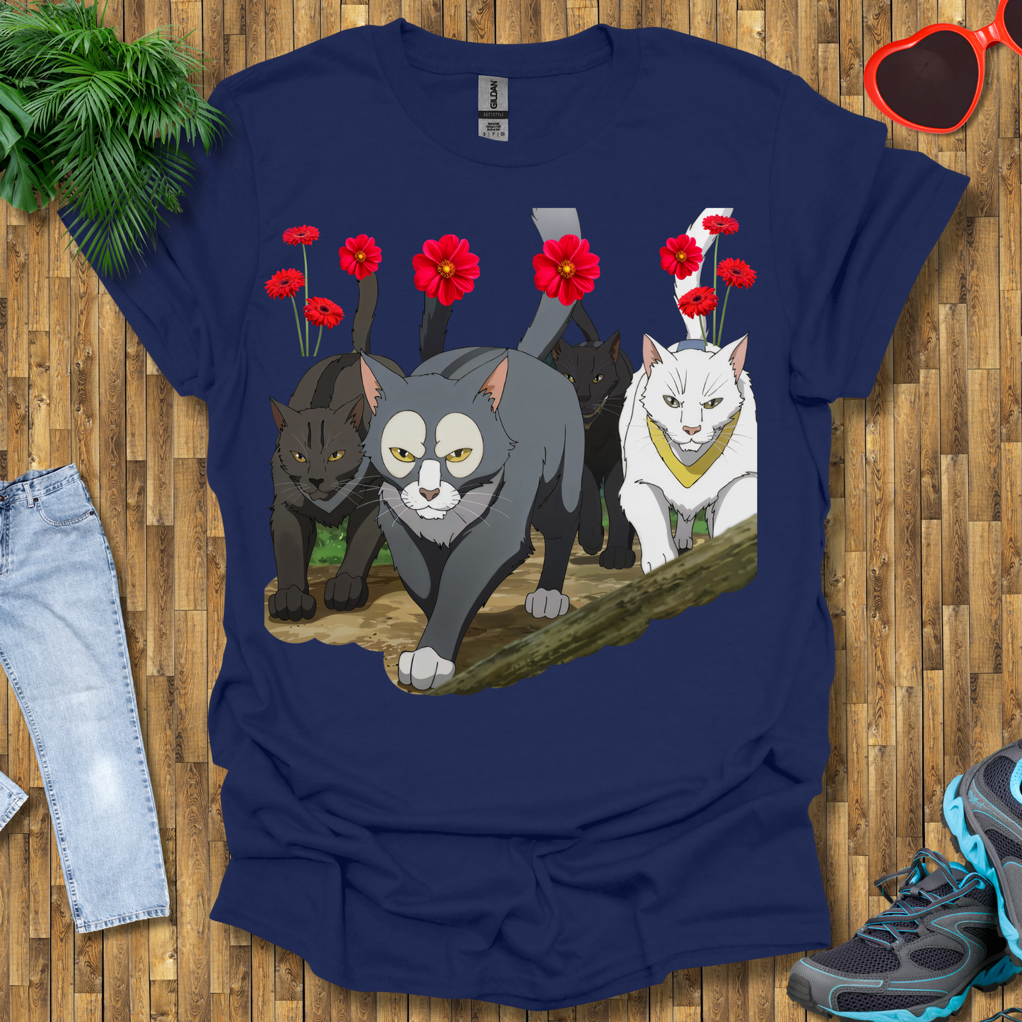 Cats hunting in the wild T-Shirt