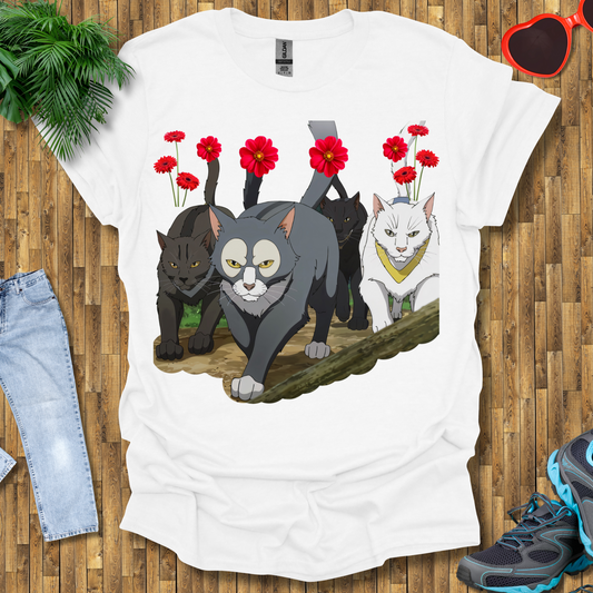 Cats hunting in the wild T-Shirt