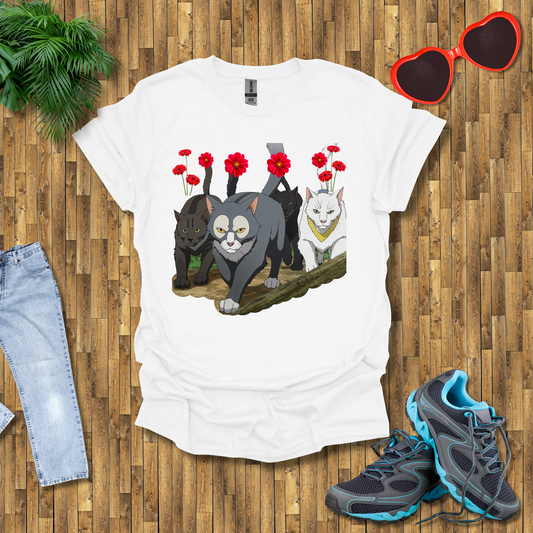 Cats hunting in the wild T-Shirt