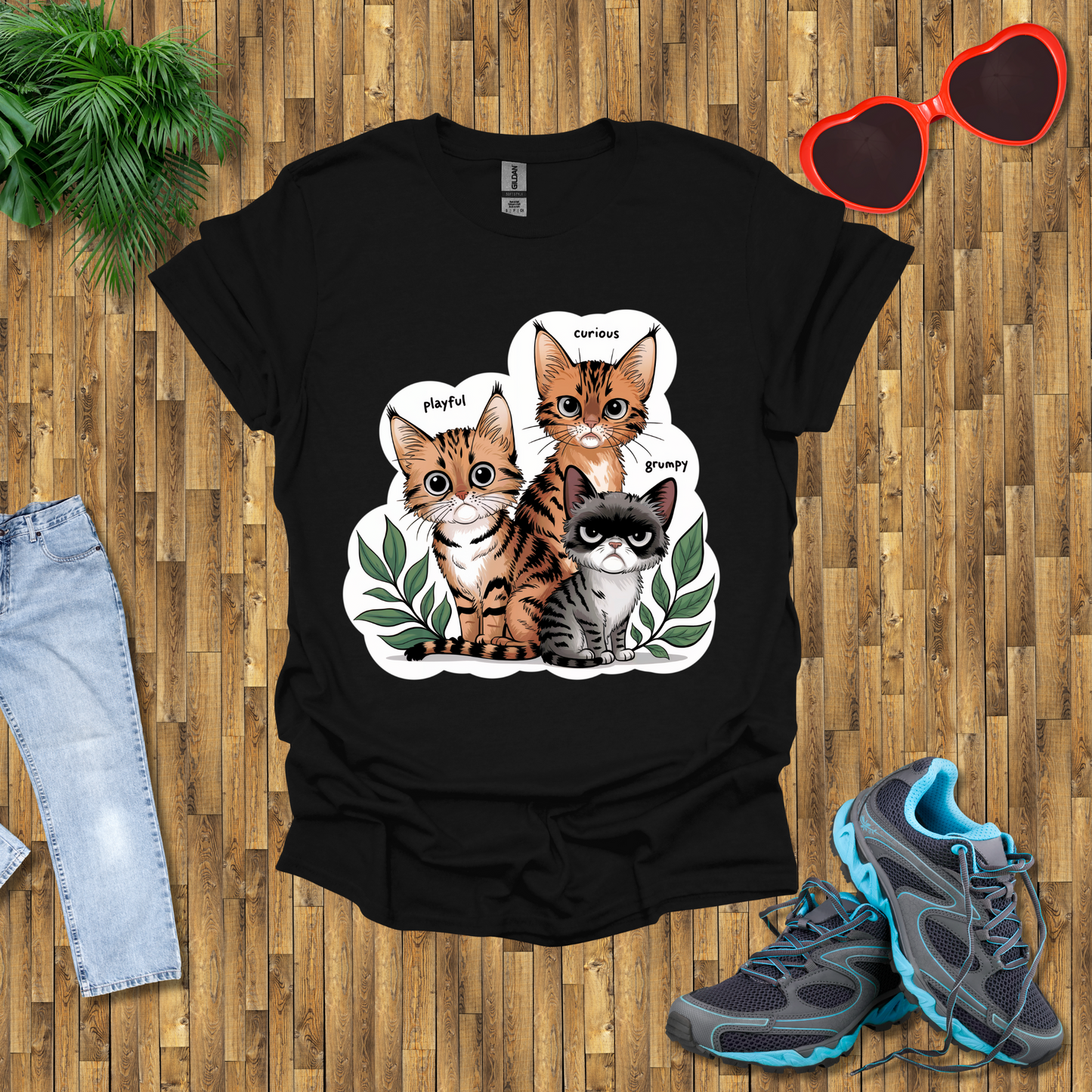 Moods of cats T-Shirt