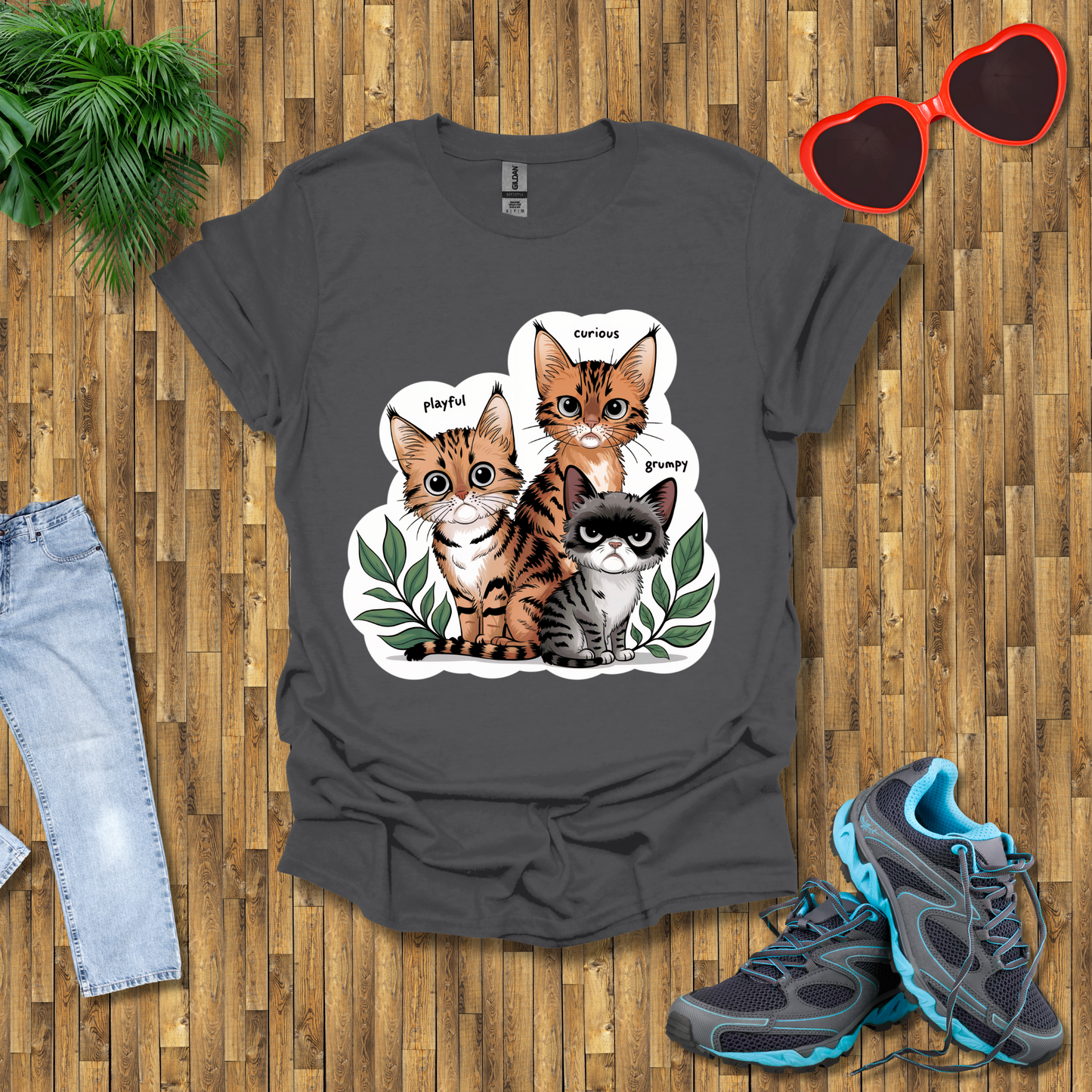 Moods of cats T-Shirt