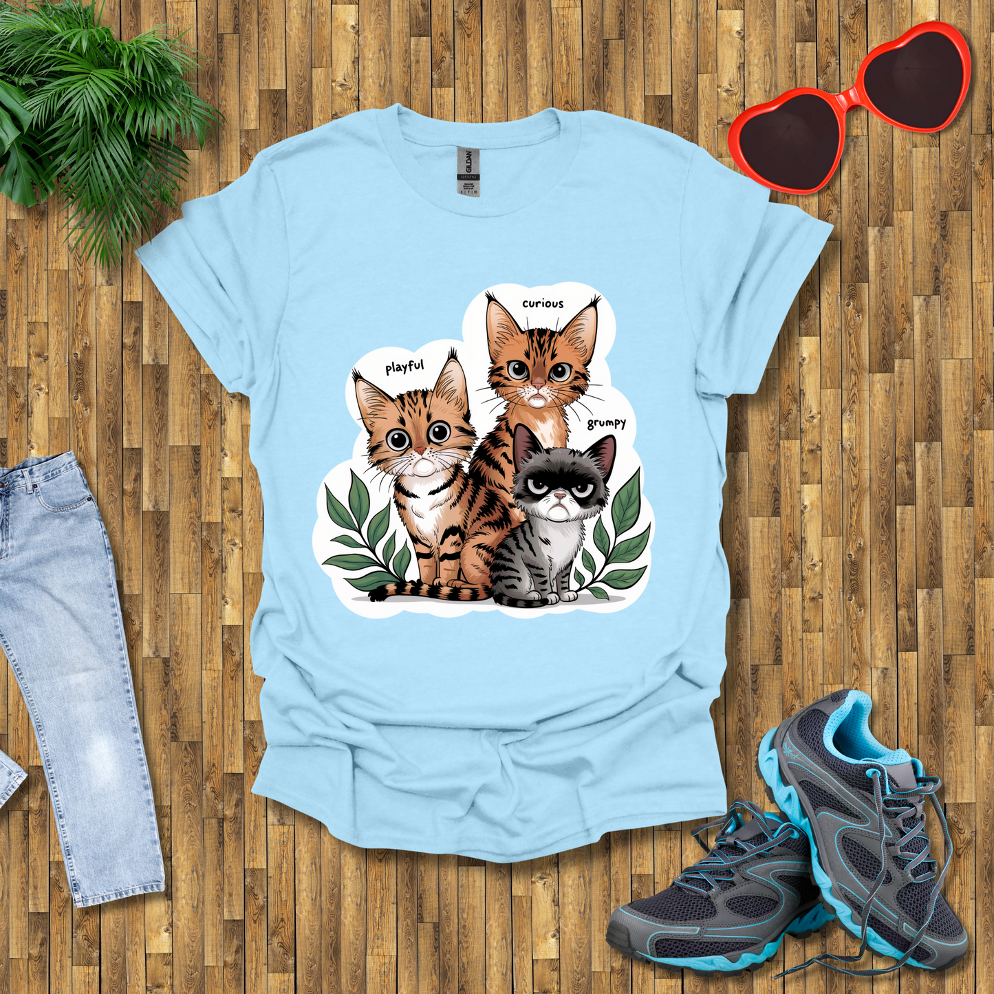 Moods of cats T-Shirt