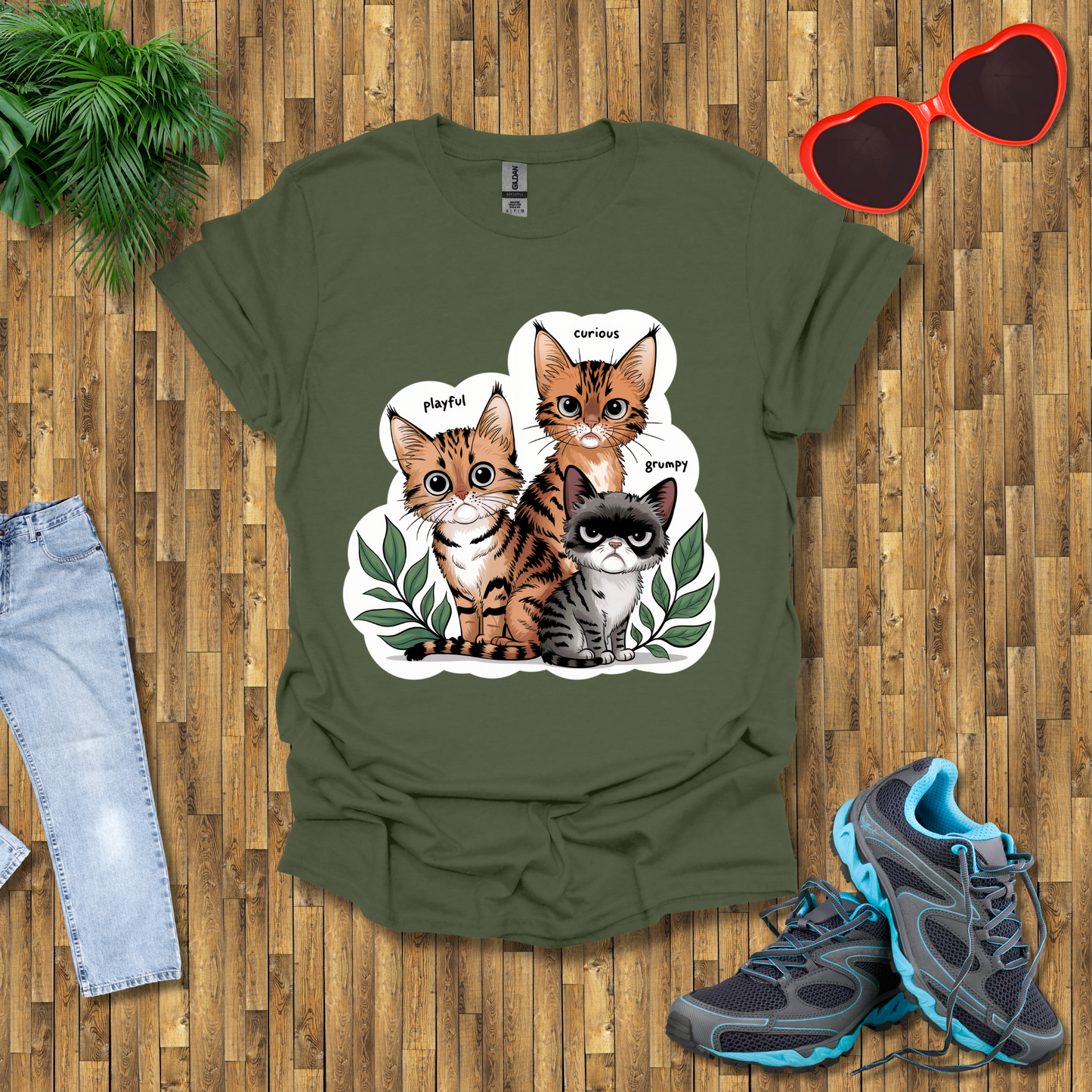 Moods of cats T-Shirt