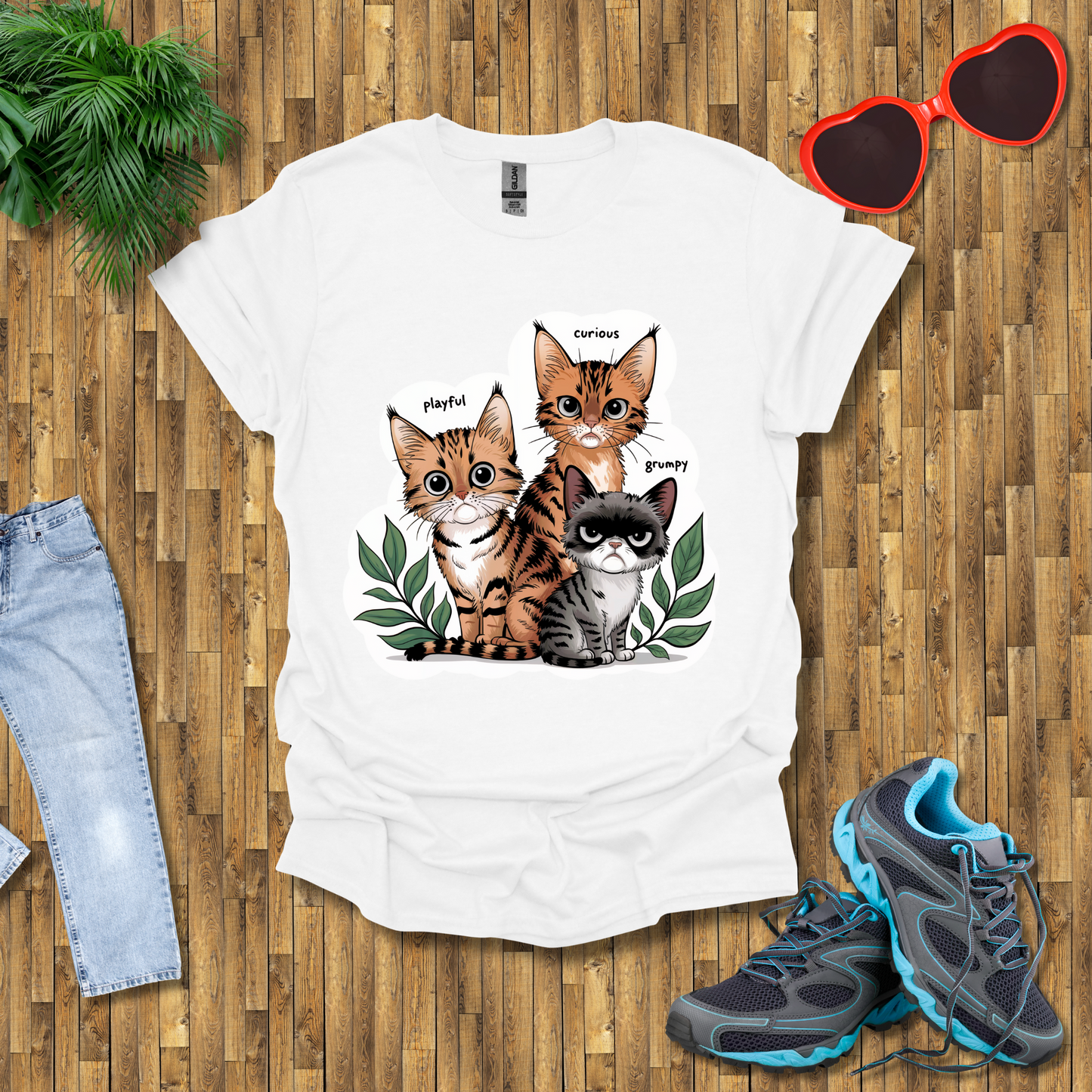 Moods of cats T-Shirt
