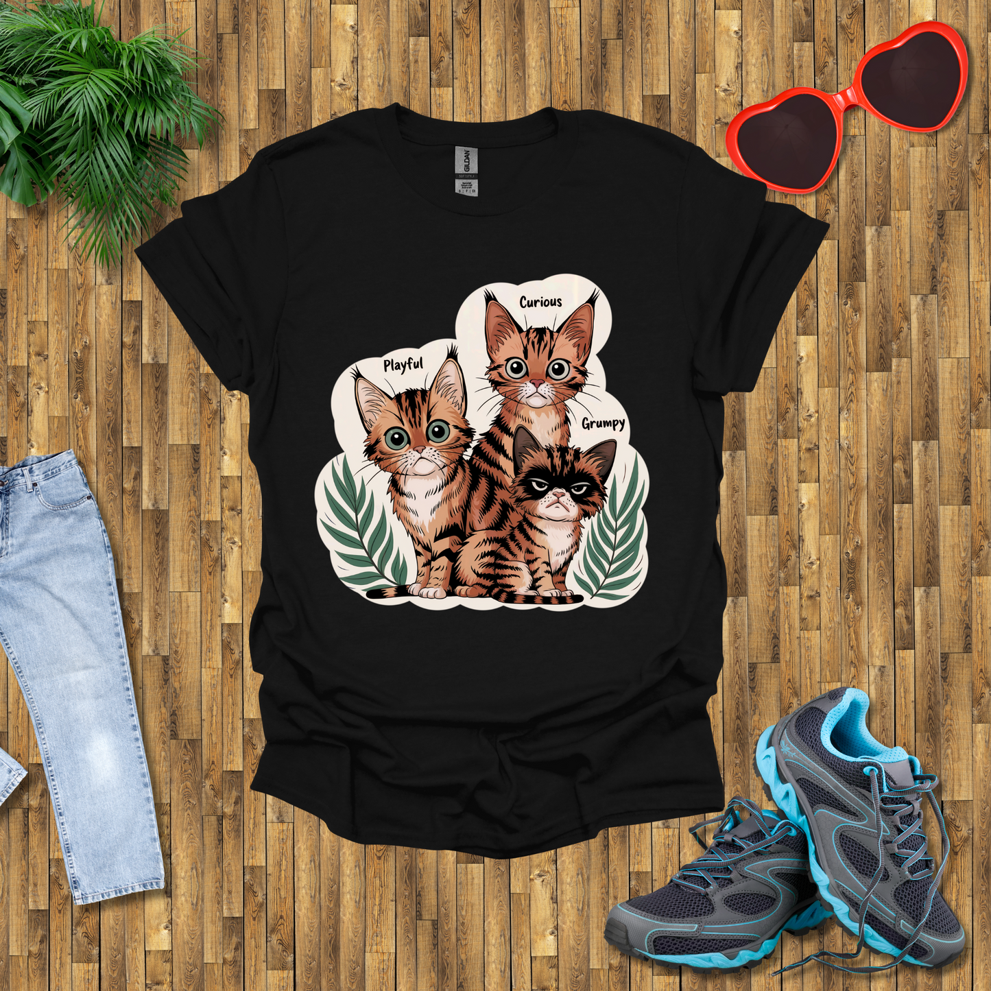 Moods of cats T-Shirt