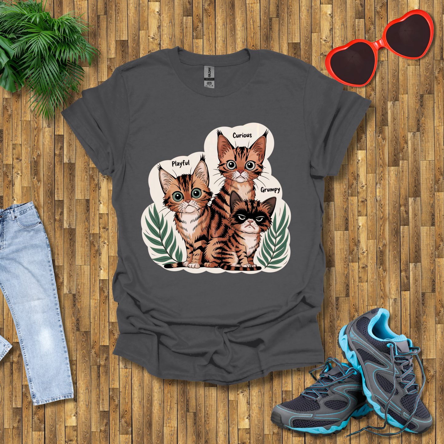 Moods of cats T-Shirt