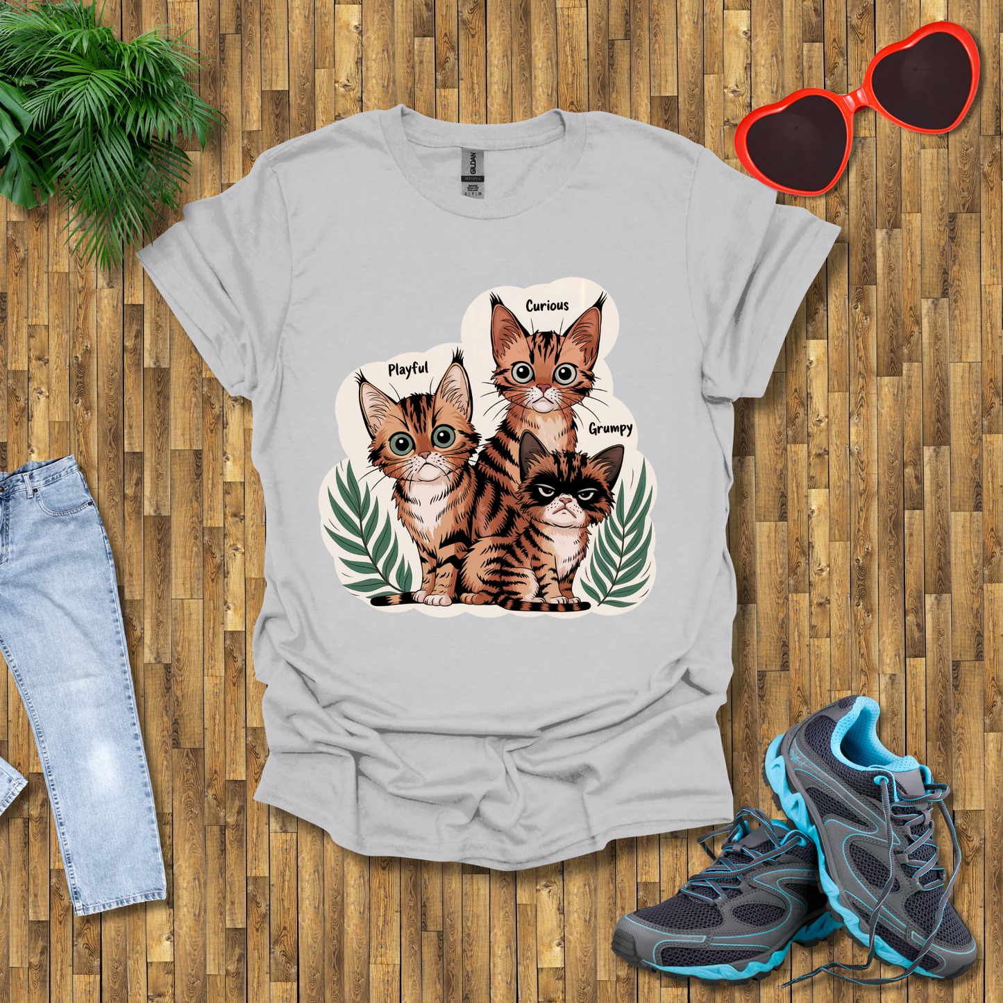Moods of cats T-Shirt