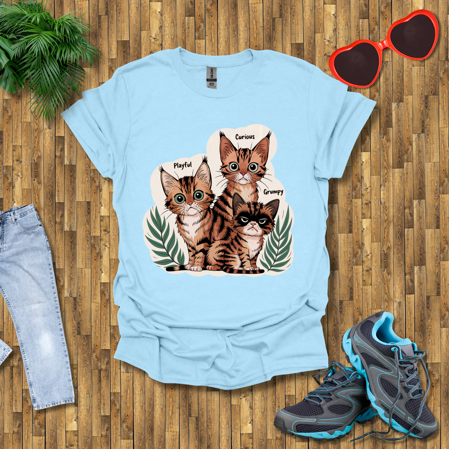 Moods of cats T-Shirt