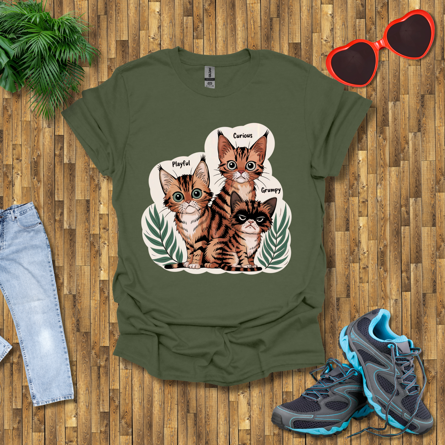 Moods of cats T-Shirt