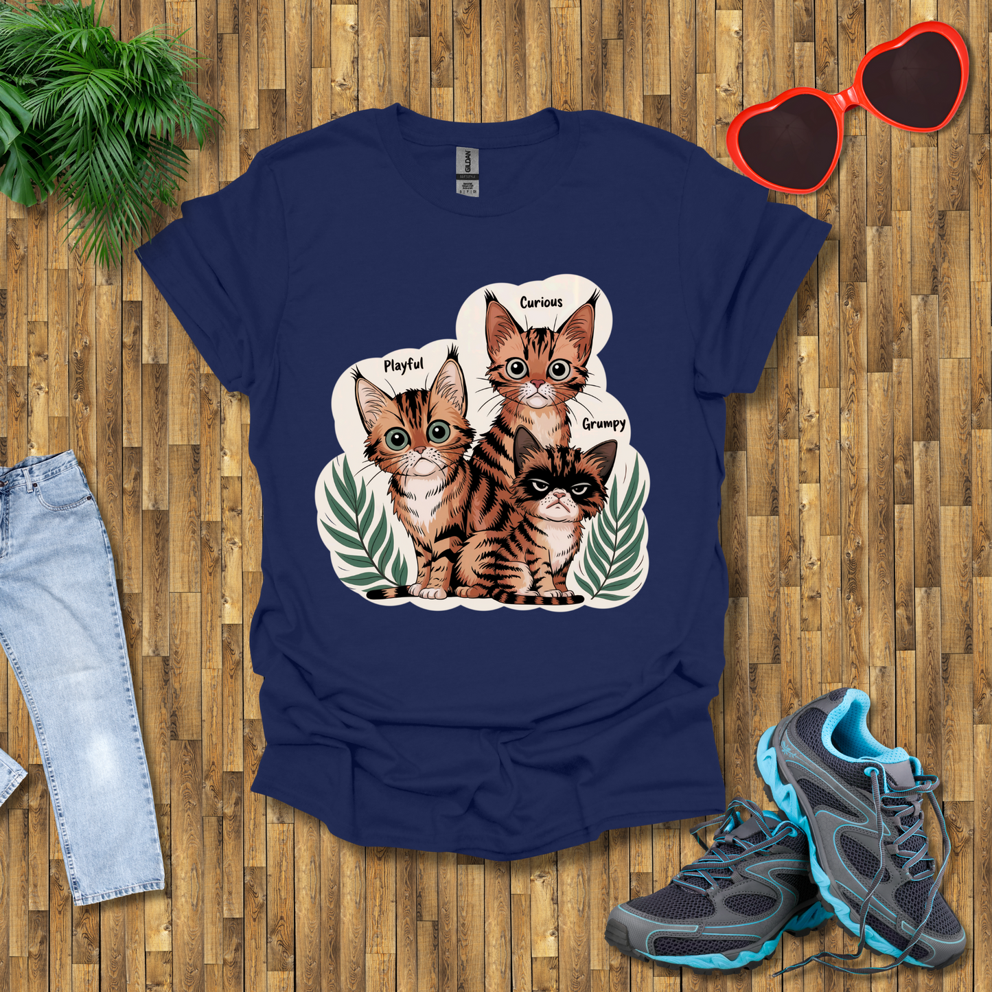 Moods of cats T-Shirt