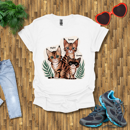 Moods of cats T-Shirt