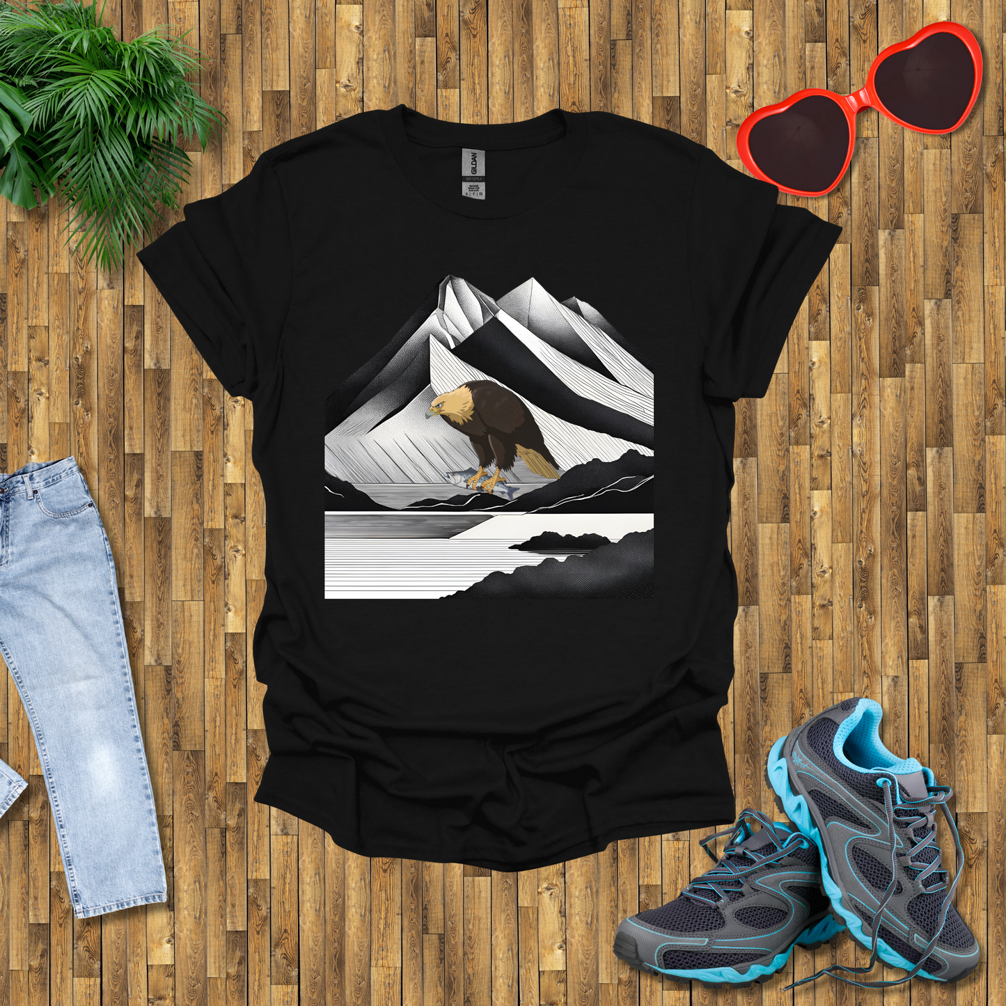 Eagle fishing T-Shirt