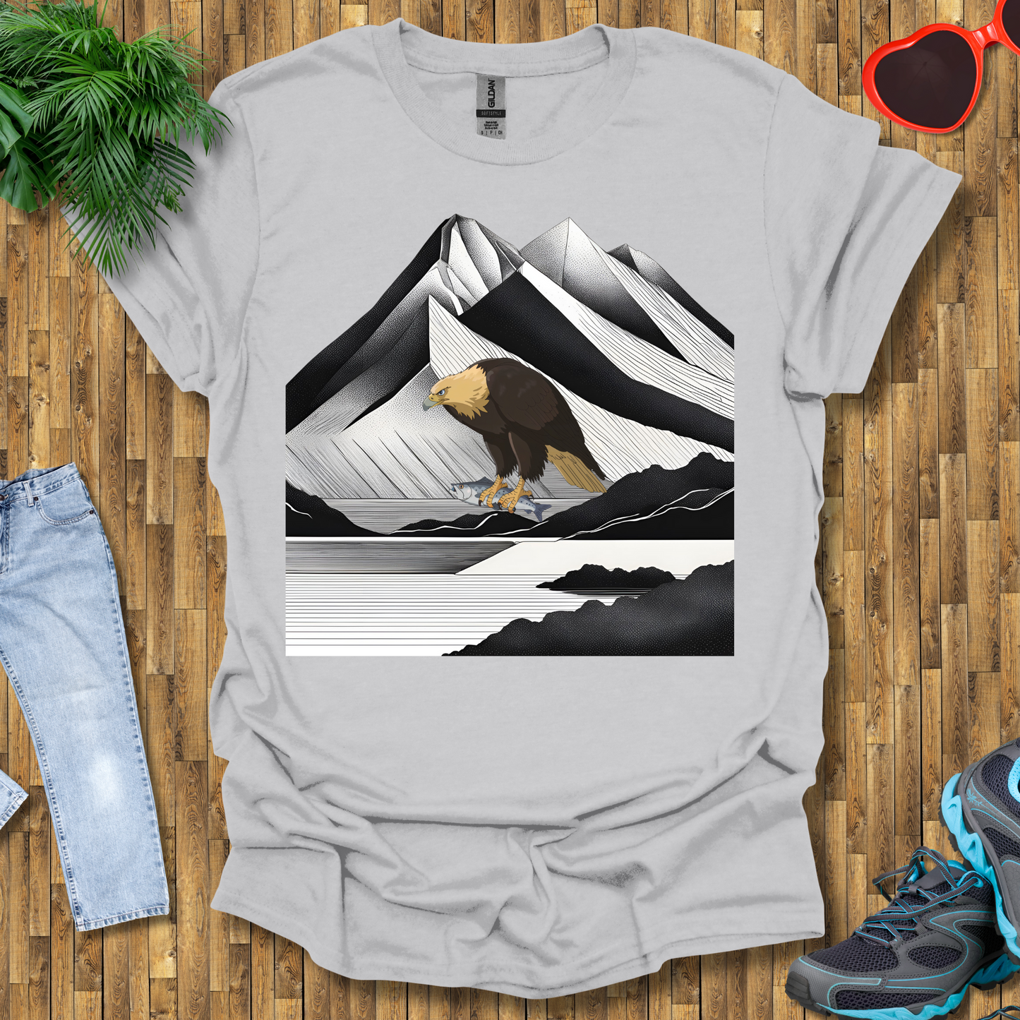 Eagle fishing T-Shirt