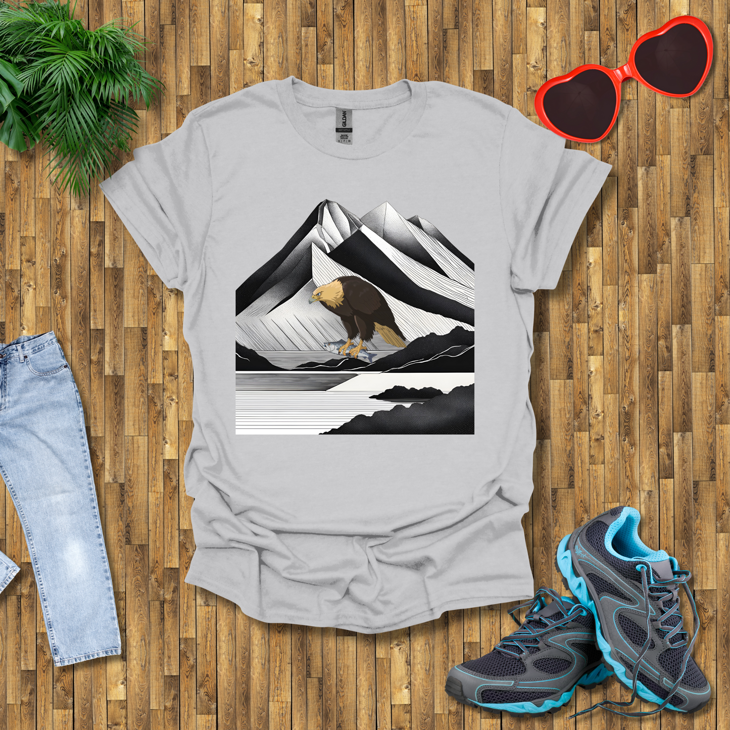 Eagle fishing T-Shirt