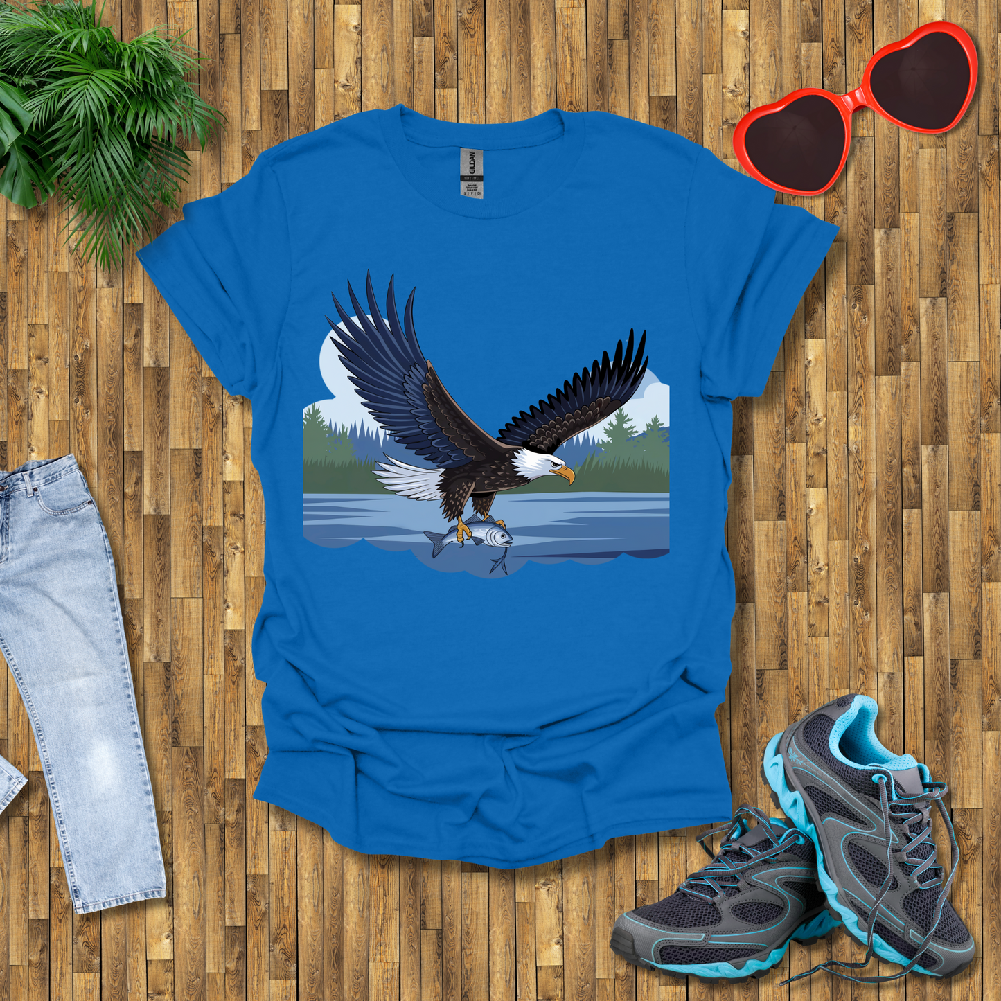 Eagle fishing T-Shirt