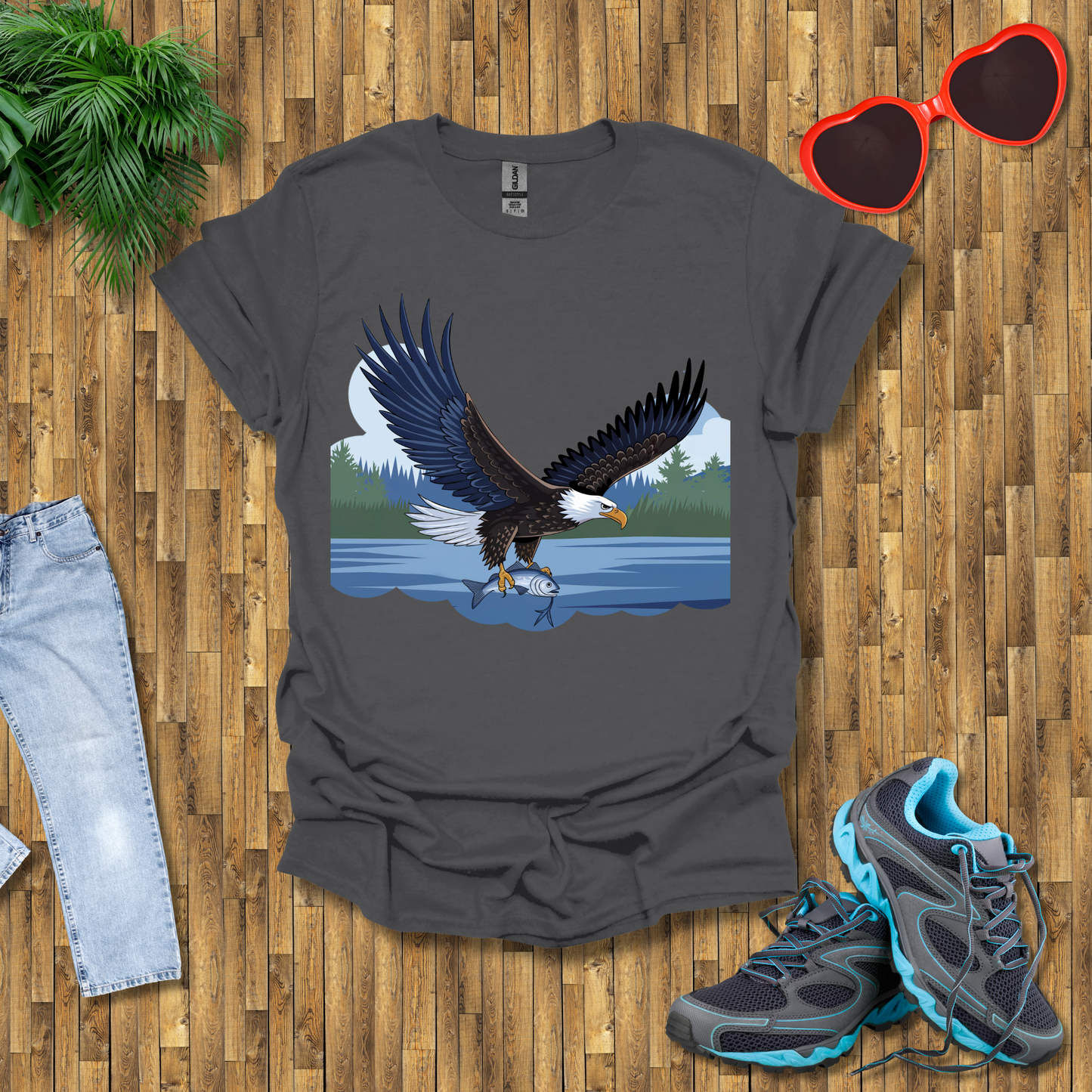 Eagle fishing T-Shirt