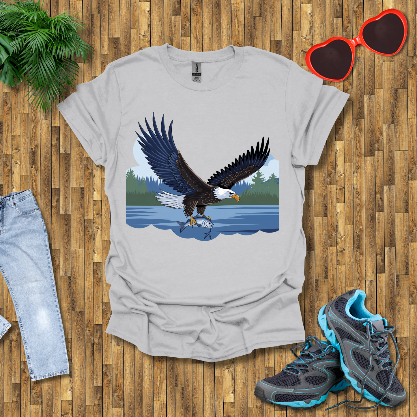 Eagle fishing T-Shirt