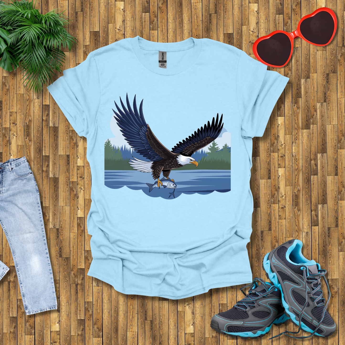 Eagle fishing T-Shirt