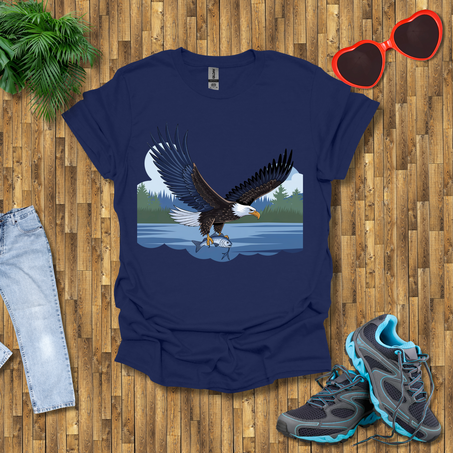 Eagle fishing T-Shirt