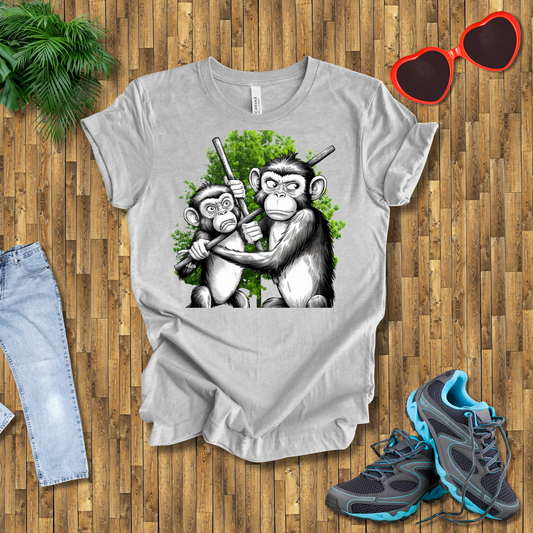 Monkey fights T-Shirt
