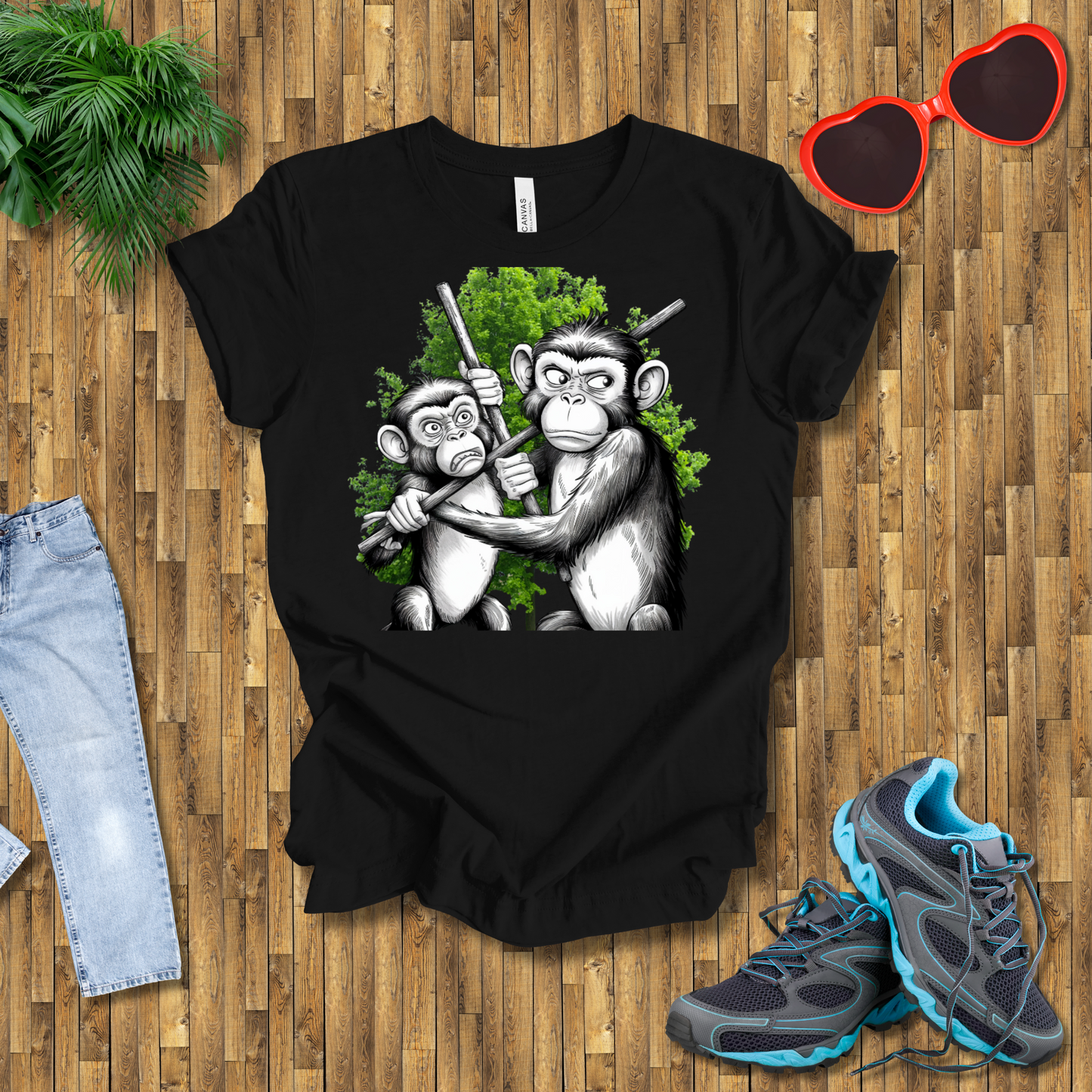 Monkey fights T-Shirt