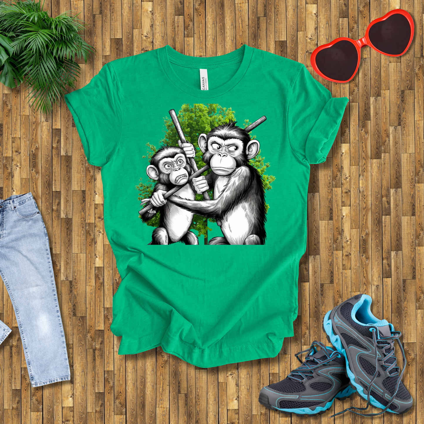 Monkey fights T-Shirt