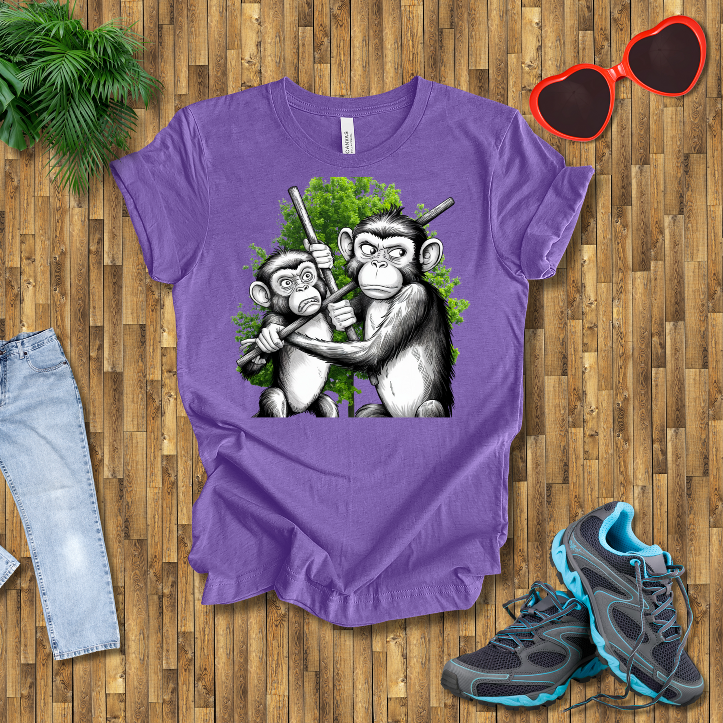 Monkey fights T-Shirt