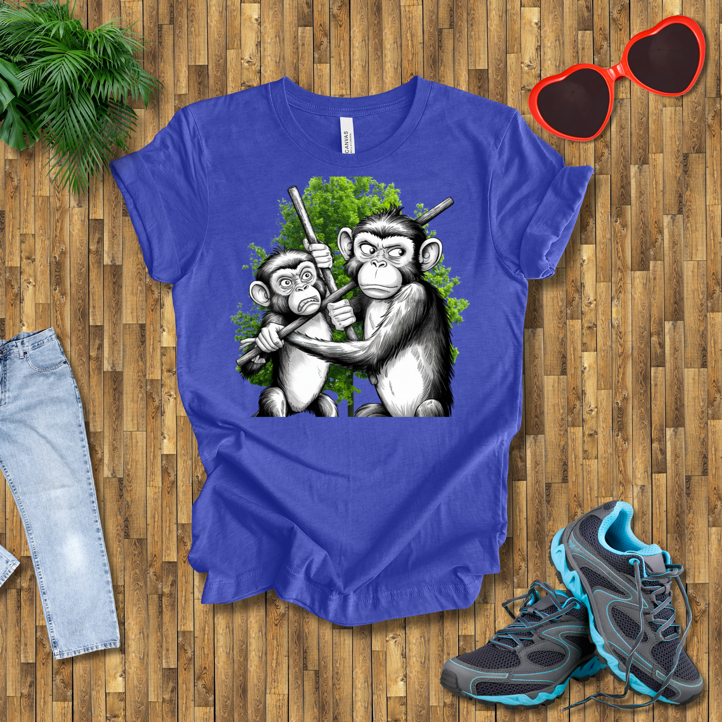 Monkey fights T-Shirt