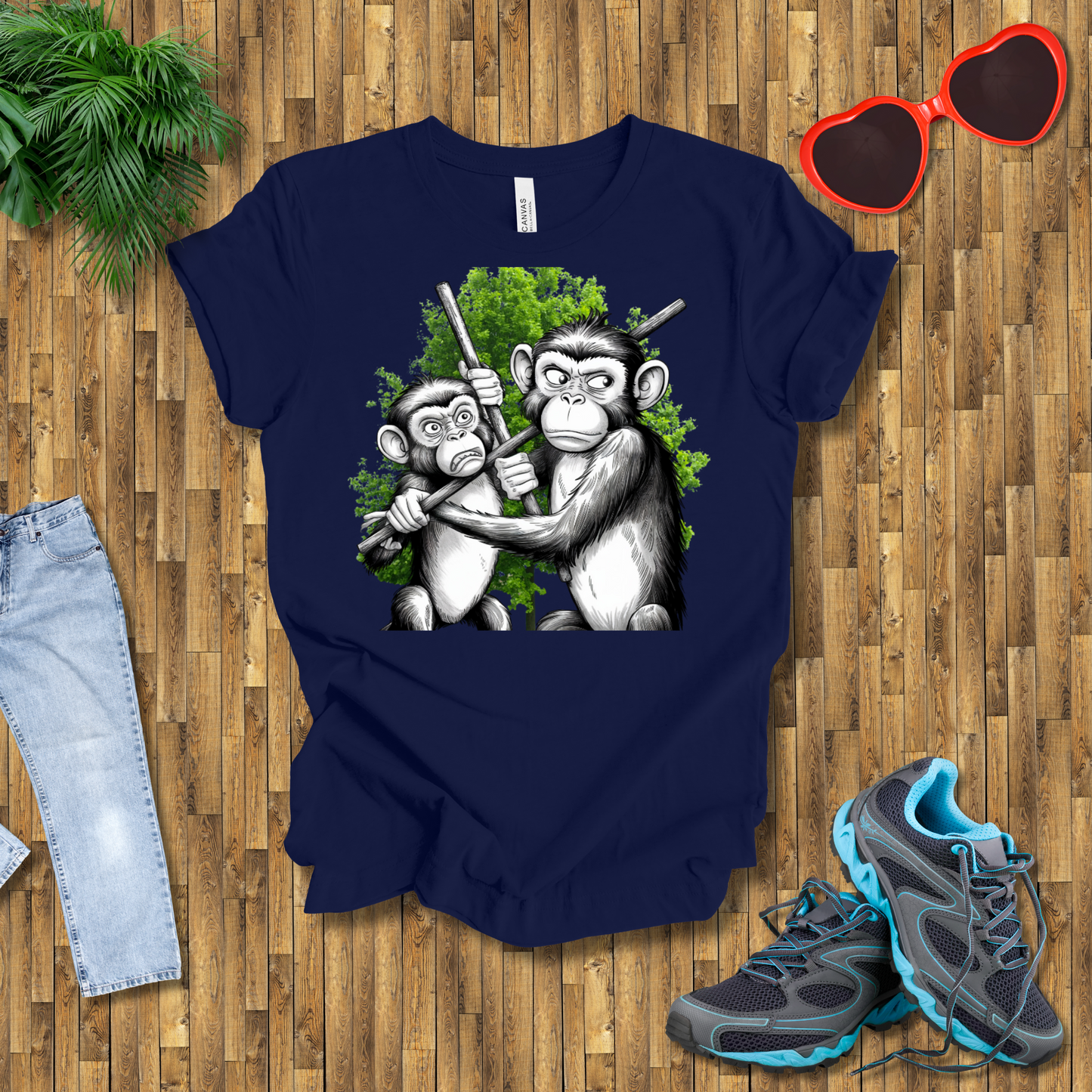 Monkey fights T-Shirt