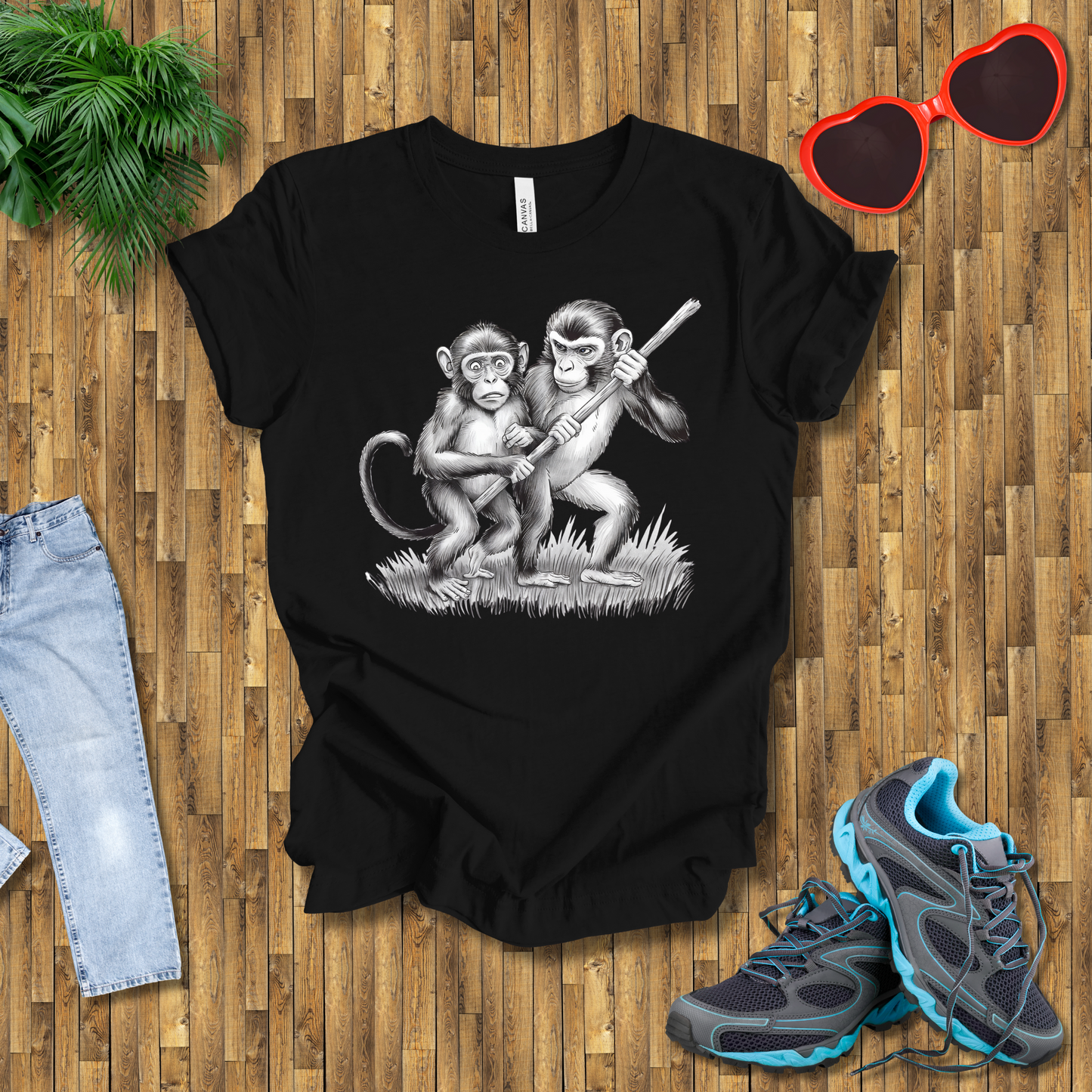 Monkey fights T-Shirt