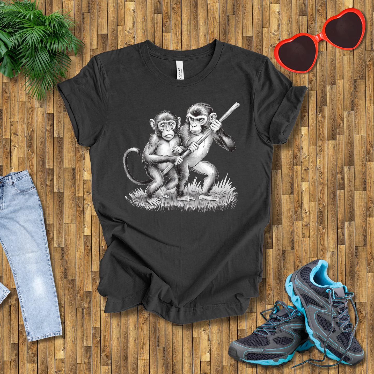 Monkey fights T-Shirt