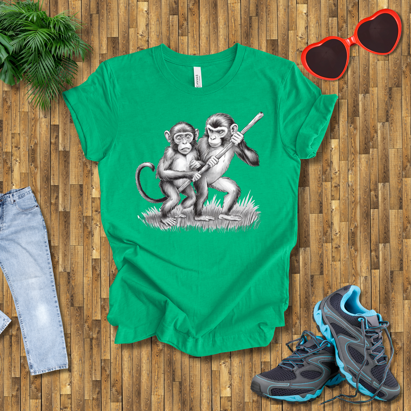 Monkey fights T-Shirt